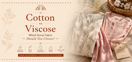 Cotton vs Viscose — Which Kurta Fabric Should You Choose?