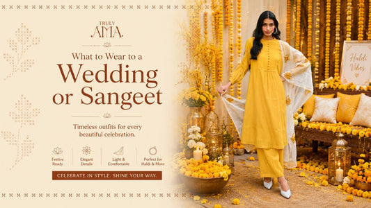 What to Wear to a Wedding or Sangeet